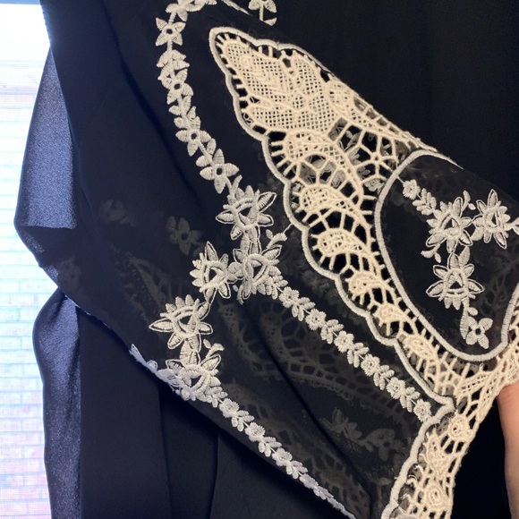 Boho cardigan with lace - Picture 3 of 6